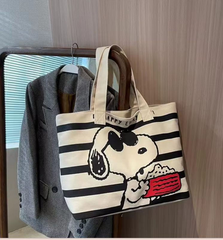 Snoopy Eco Canvas Tote Bag