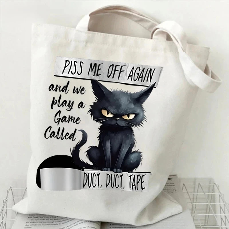 Cats & Books Tote