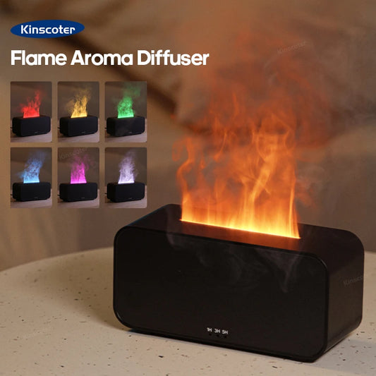 Eco-Flame Aroma Diffuser – Serenity in Every Breath