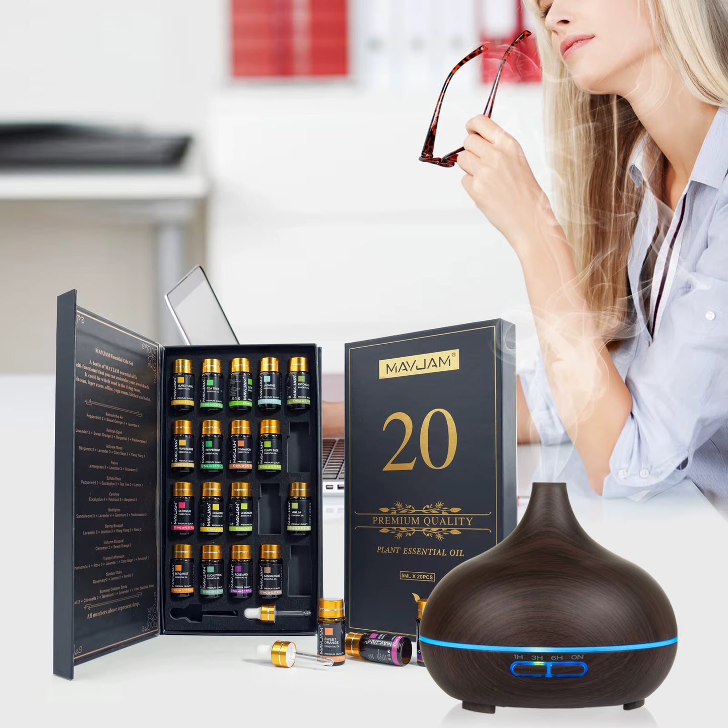 Original MAYJAM 20-Piece Essential Oils Gift Set