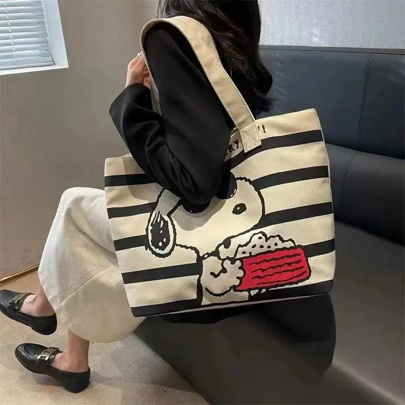 Snoopy Eco Canvas Tote Bag