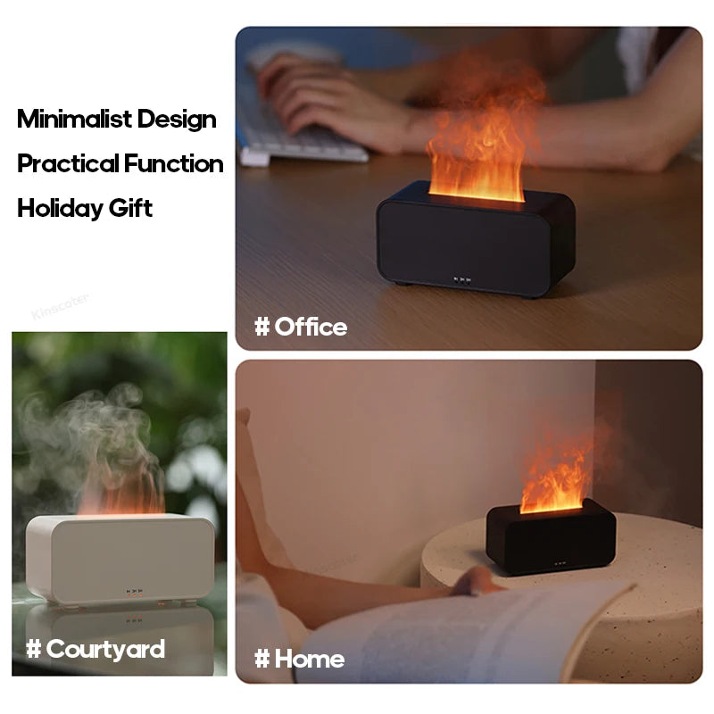 Eco-Flame Aroma Diffuser – Serenity in Every Breath