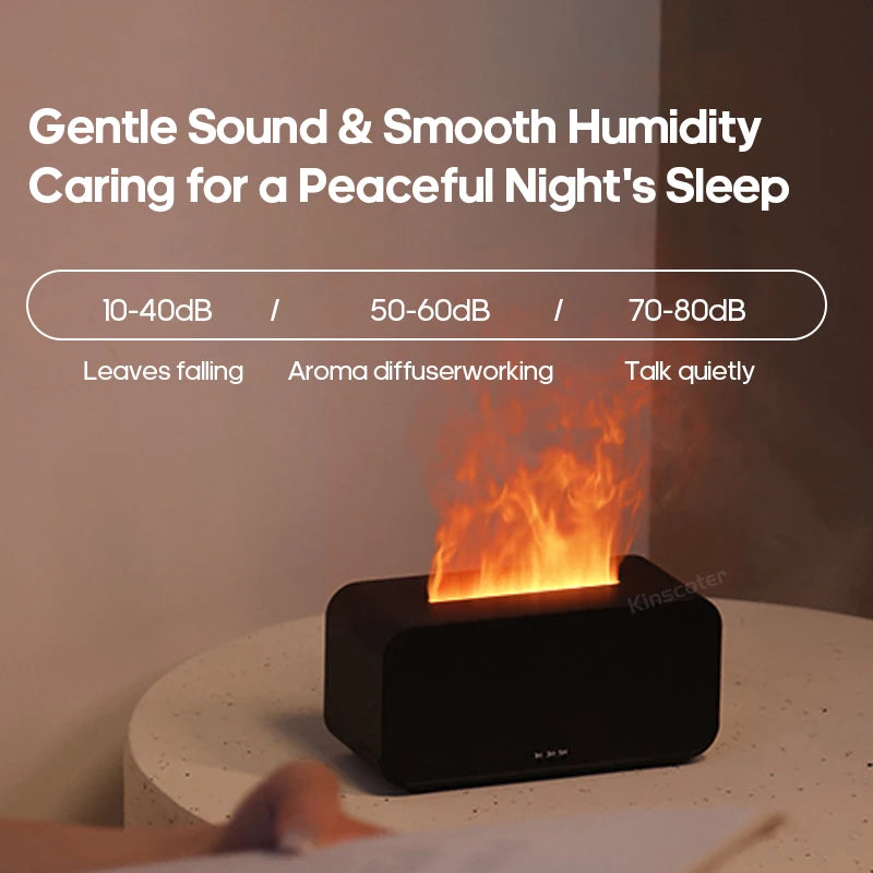 Eco-Flame Aroma Diffuser – Serenity in Every Breath