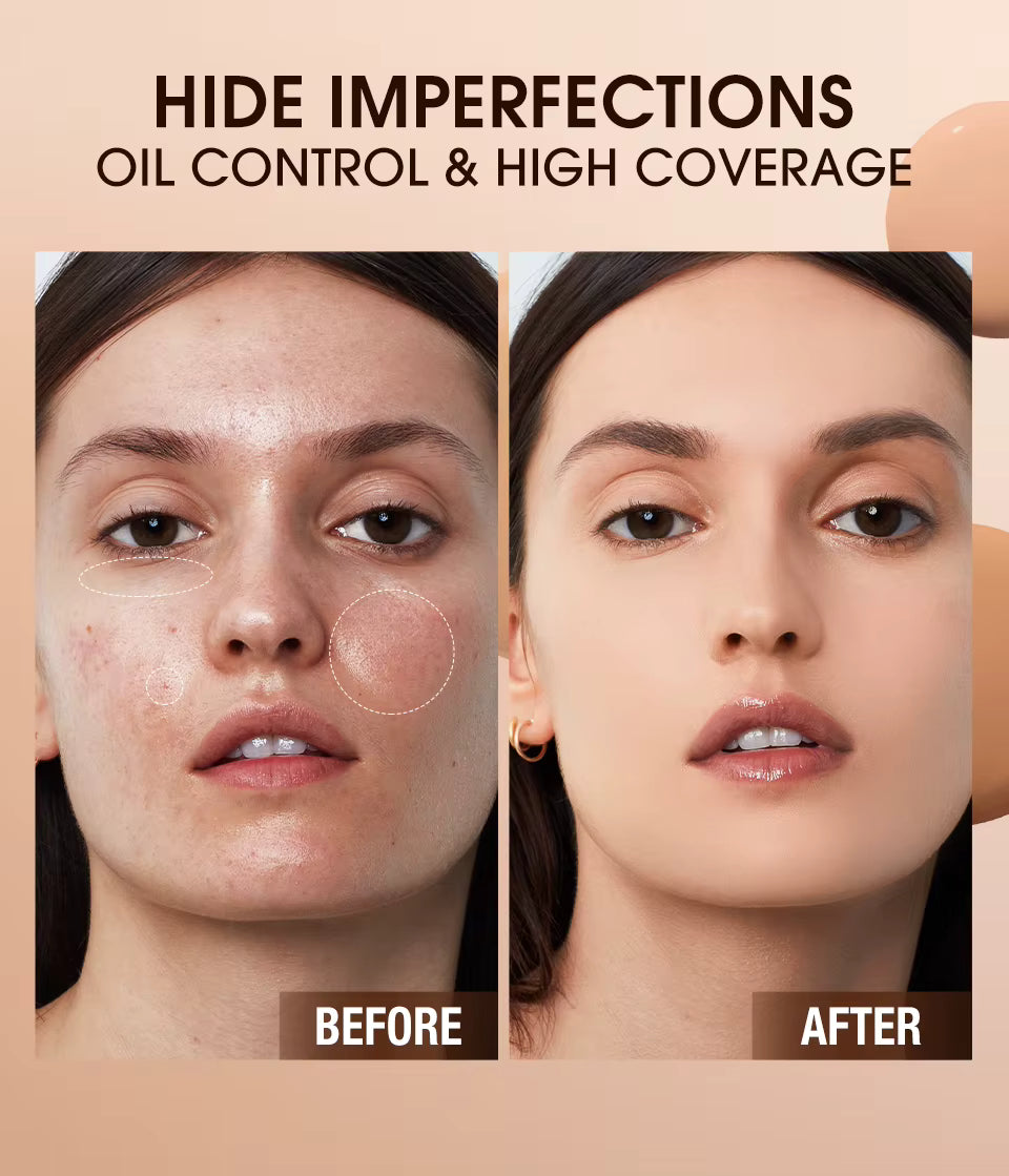 Air Cushion & Soft Matte Powder – 2 in 1 Long-Lasting Foundation