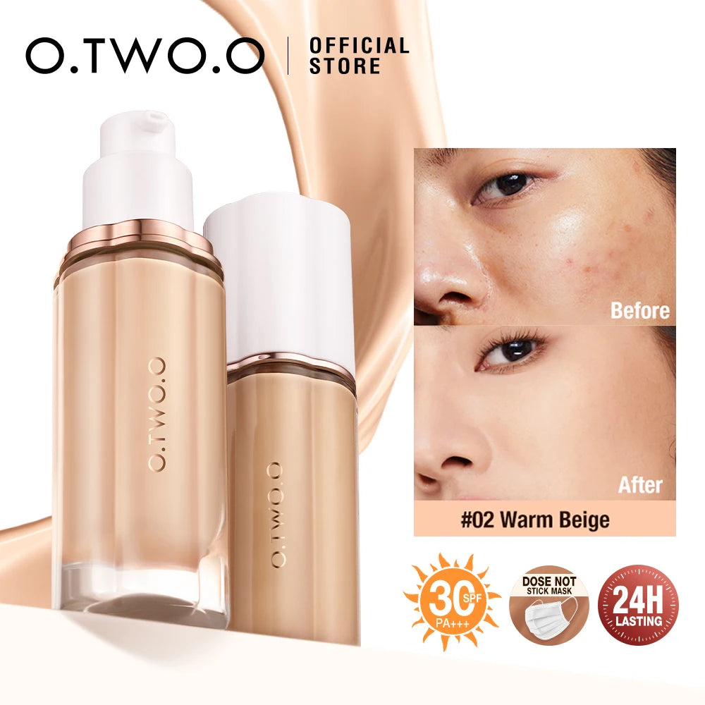 O.TWO.O Flawless Foundation SPF30 – Vegan & Cruelty-Free